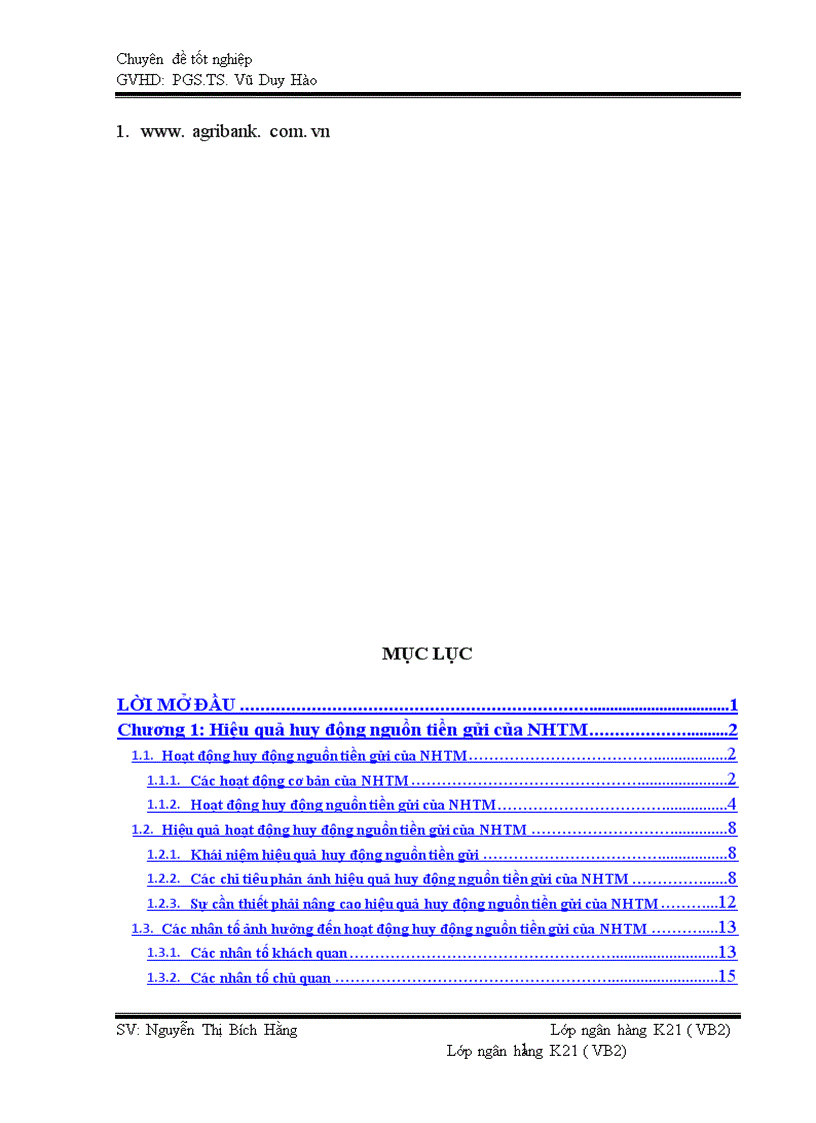 image for page Nâng cao hiệu quả huy động nguồn tiền gửi tại NHNo PTNT Việt Nam Chi Nhánh Từ Liêm