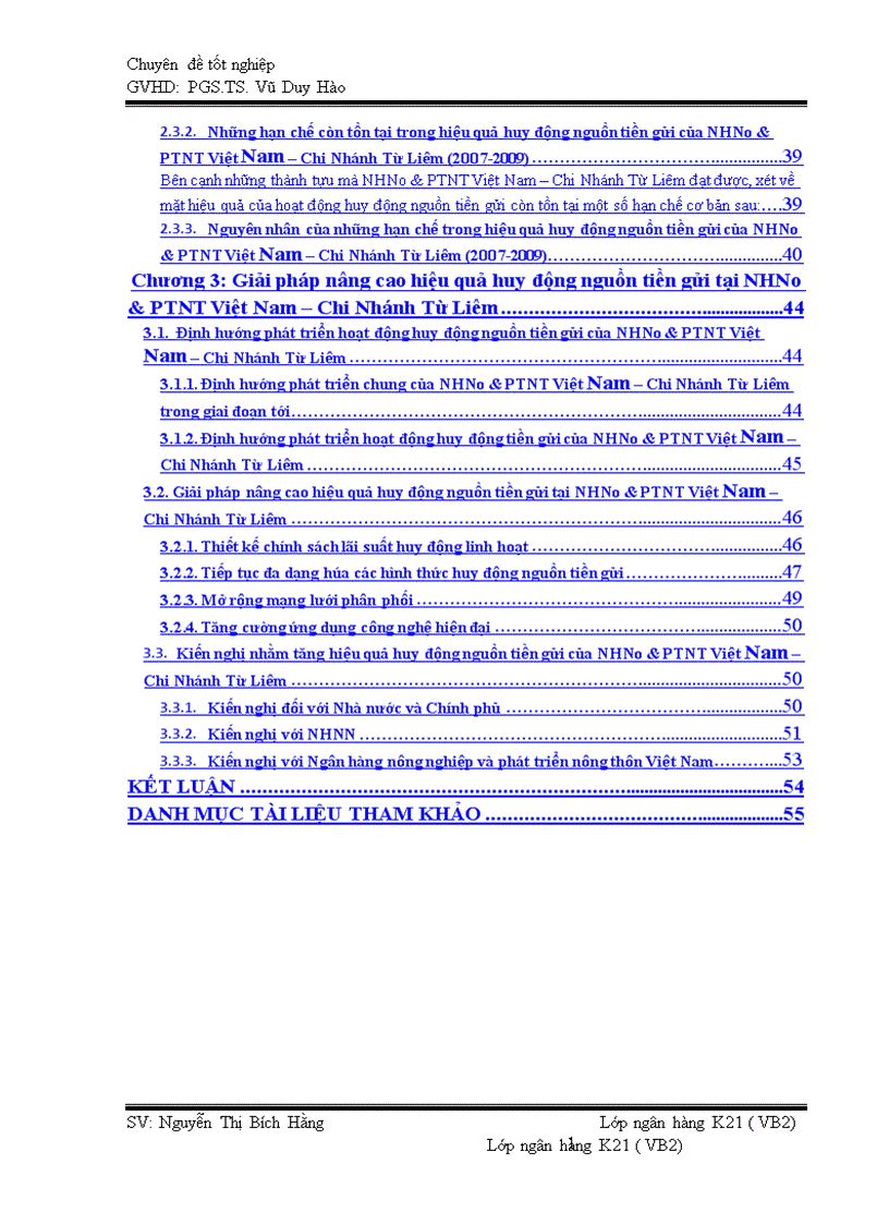 image for page Nâng cao hiệu quả huy động nguồn tiền gửi tại NHNo PTNT Việt Nam Chi Nhánh Từ Liêm