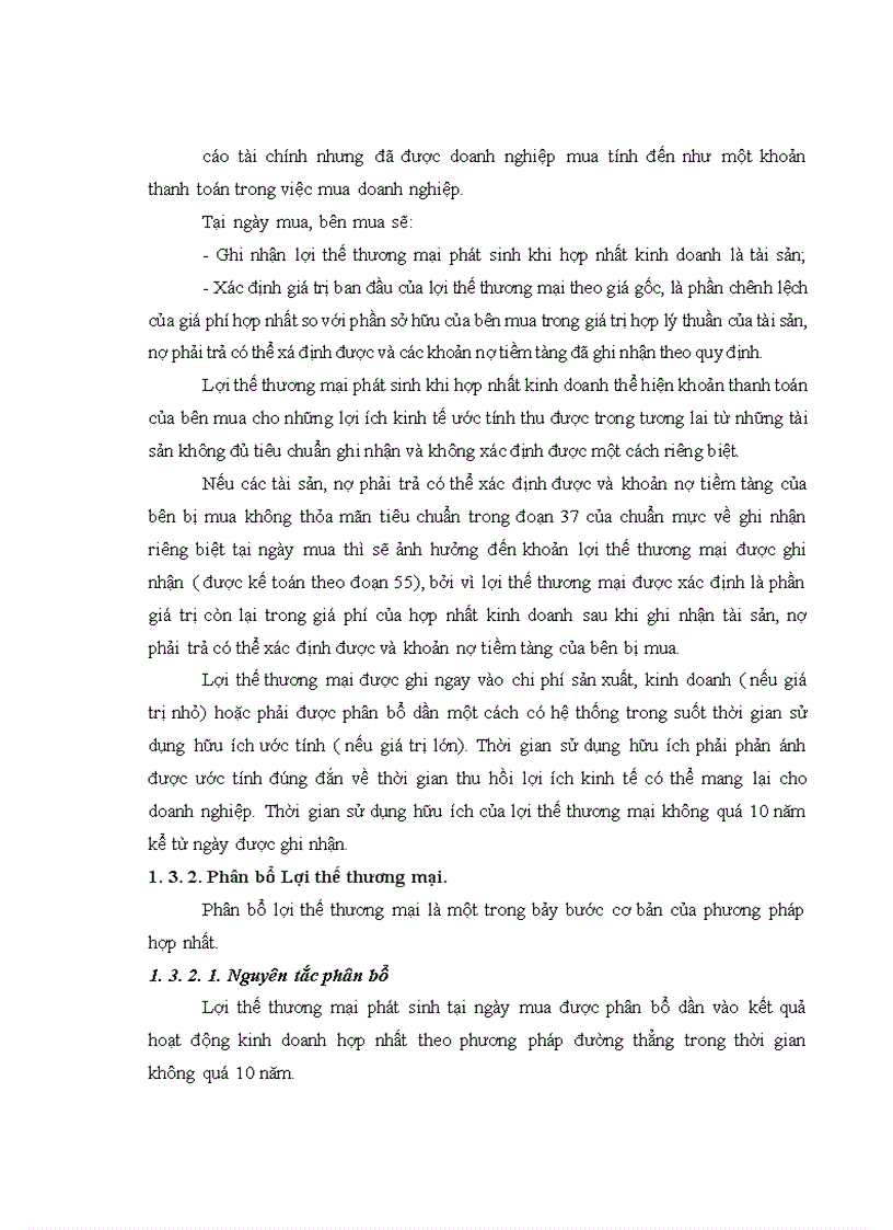 image for page Thực trạng kế toán Lợi thế thương mại hiện nay 1