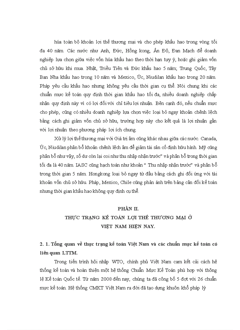 image for page Thực trạng kế toán Lợi thế thương mại hiện nay 1