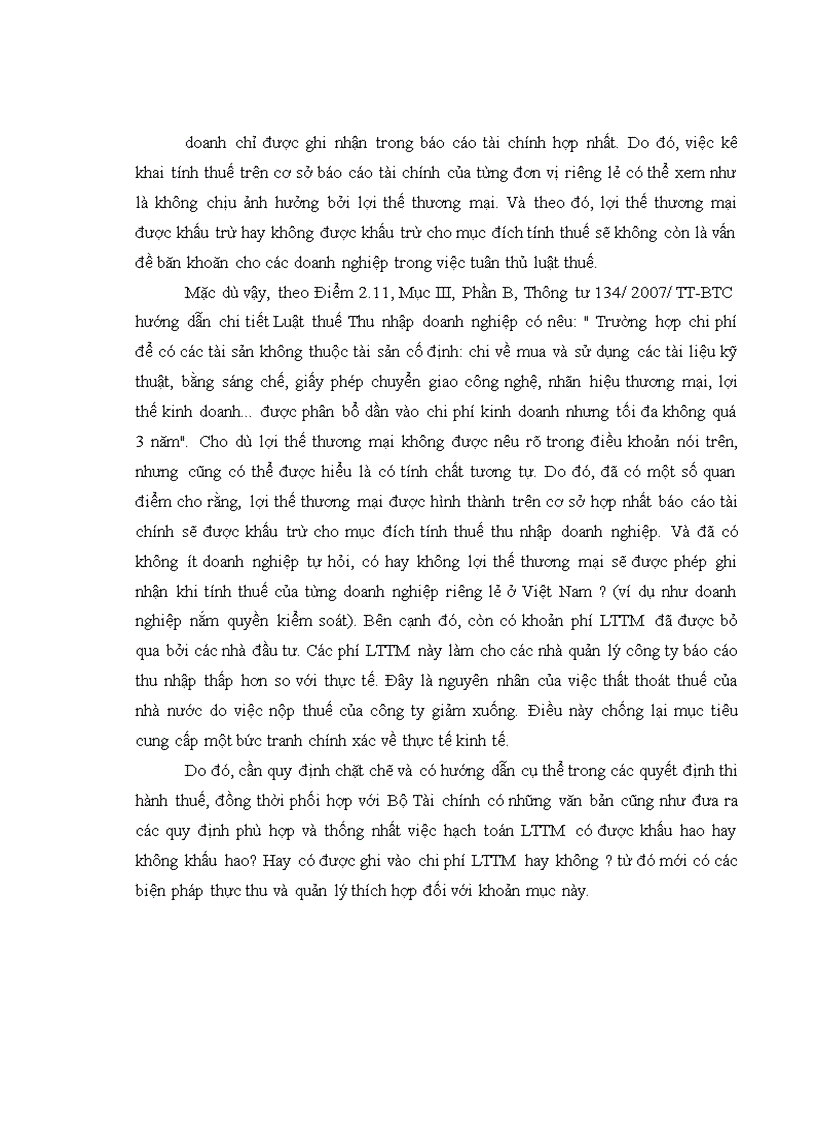 image for page Thực trạng kế toán Lợi thế thương mại hiện nay 1