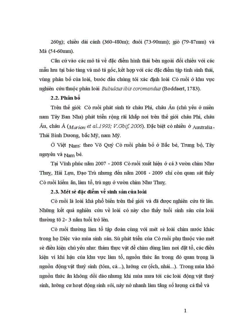 image for page Nghiên cứu thành phần loài chim tại ba vườn chim Như Thuỵ Hải Lựu Đạo Trù tỉnh Vĩnh Phúc và một số đặc điểm sinh thái học của loài Cò ruồi Bubulcus ibis Linnaeus 1758 1