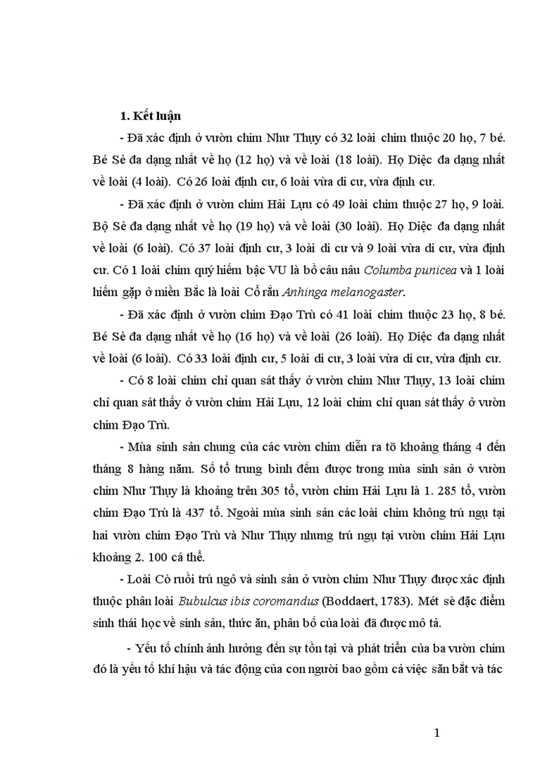 image for page Nghiên cứu thành phần loài chim tại ba vườn chim Như Thuỵ Hải Lựu Đạo Trù tỉnh Vĩnh Phúc và một số đặc điểm sinh thái học của loài Cò ruồi Bubulcus ibis Linnaeus 1758 1