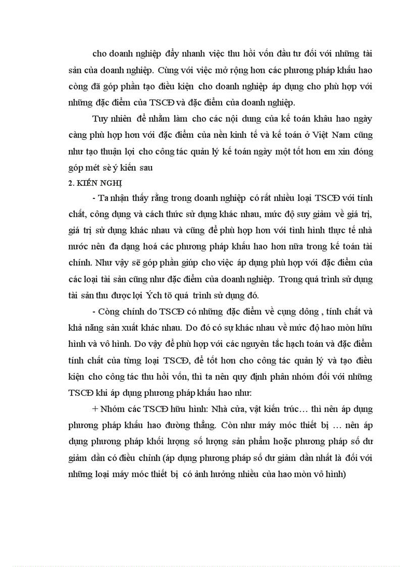 image for page Một số ý kiến đánh giá kiến nghị về hạch toán khấu hao TSCĐ theo chế độ tài chính hiện nay 1