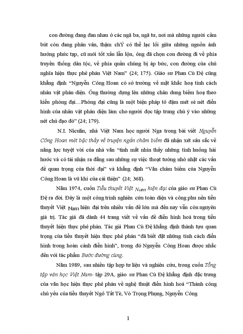 image for page Nghệ thuật điển hình hoá trong những sáng tác tiêu biểu trước Cách mạng tháng Tám của Nguyễn Công Hoan