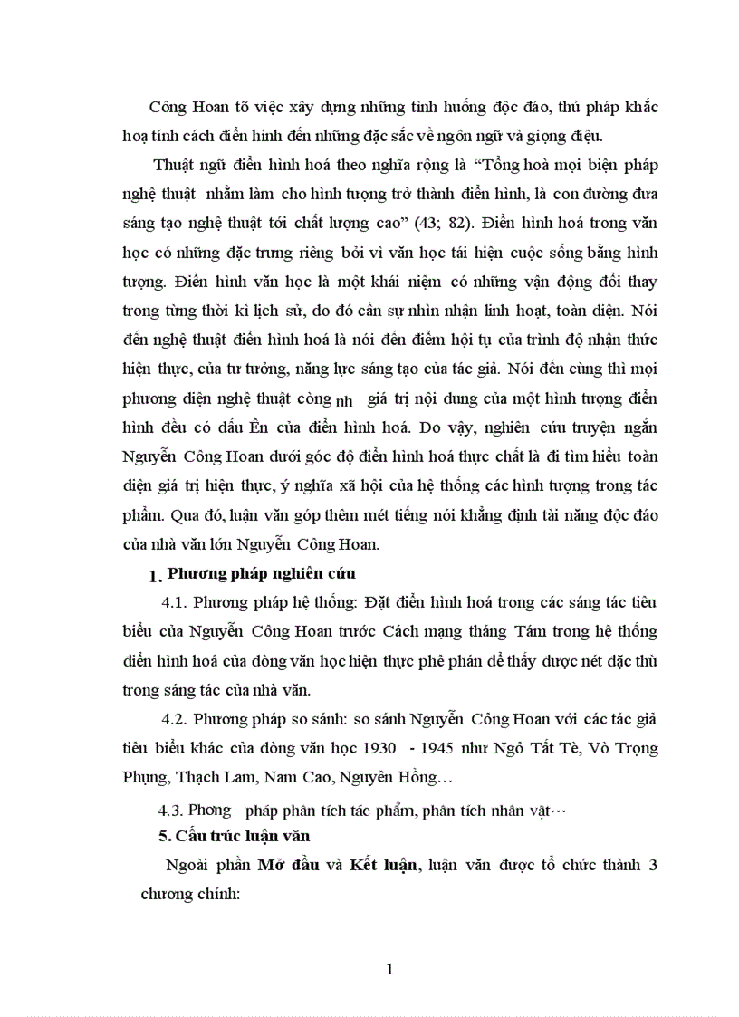 image for page Nghệ thuật điển hình hoá trong những sáng tác tiêu biểu trước Cách mạng tháng Tám của Nguyễn Công Hoan