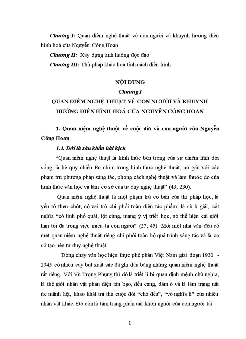 image for page Nghệ thuật điển hình hoá trong những sáng tác tiêu biểu trước Cách mạng tháng Tám của Nguyễn Công Hoan