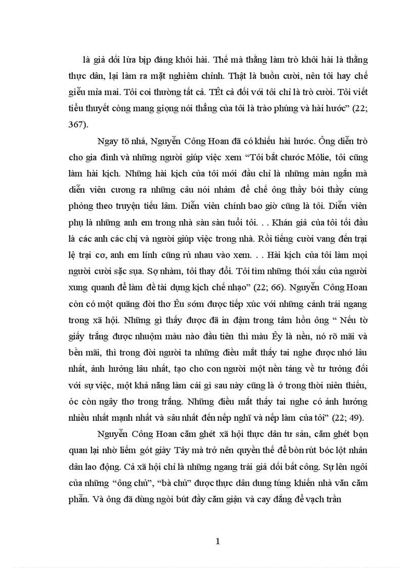 image for page Nghệ thuật điển hình hoá trong những sáng tác tiêu biểu trước Cách mạng tháng Tám của Nguyễn Công Hoan