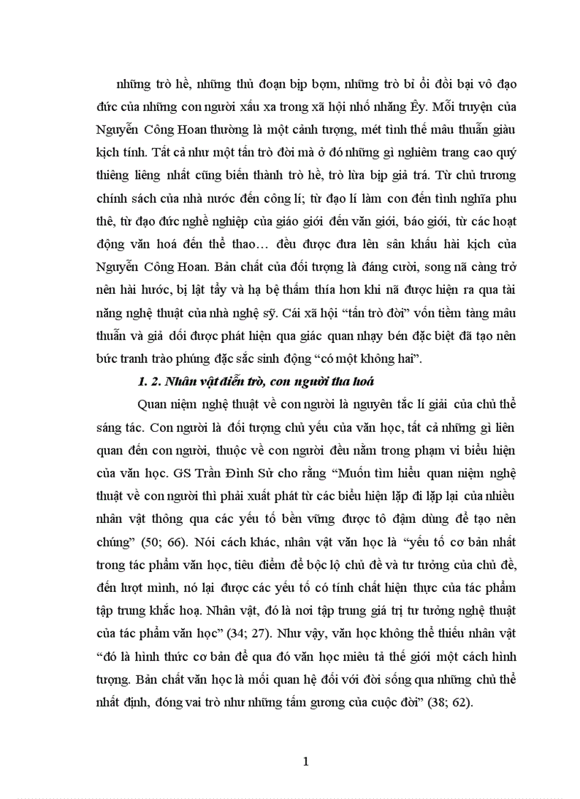 image for page Nghệ thuật điển hình hoá trong những sáng tác tiêu biểu trước Cách mạng tháng Tám của Nguyễn Công Hoan