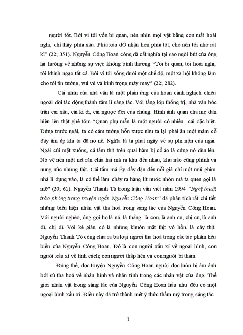 image for page Nghệ thuật điển hình hoá trong những sáng tác tiêu biểu trước Cách mạng tháng Tám của Nguyễn Công Hoan