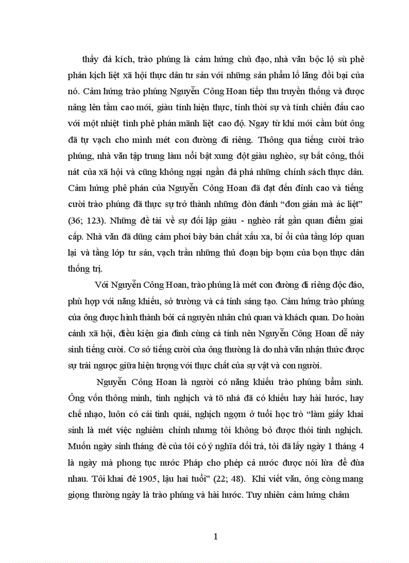 image for page Nghệ thuật điển hình hoá trong những sáng tác tiêu biểu trước Cách mạng tháng Tám của Nguyễn Công Hoan