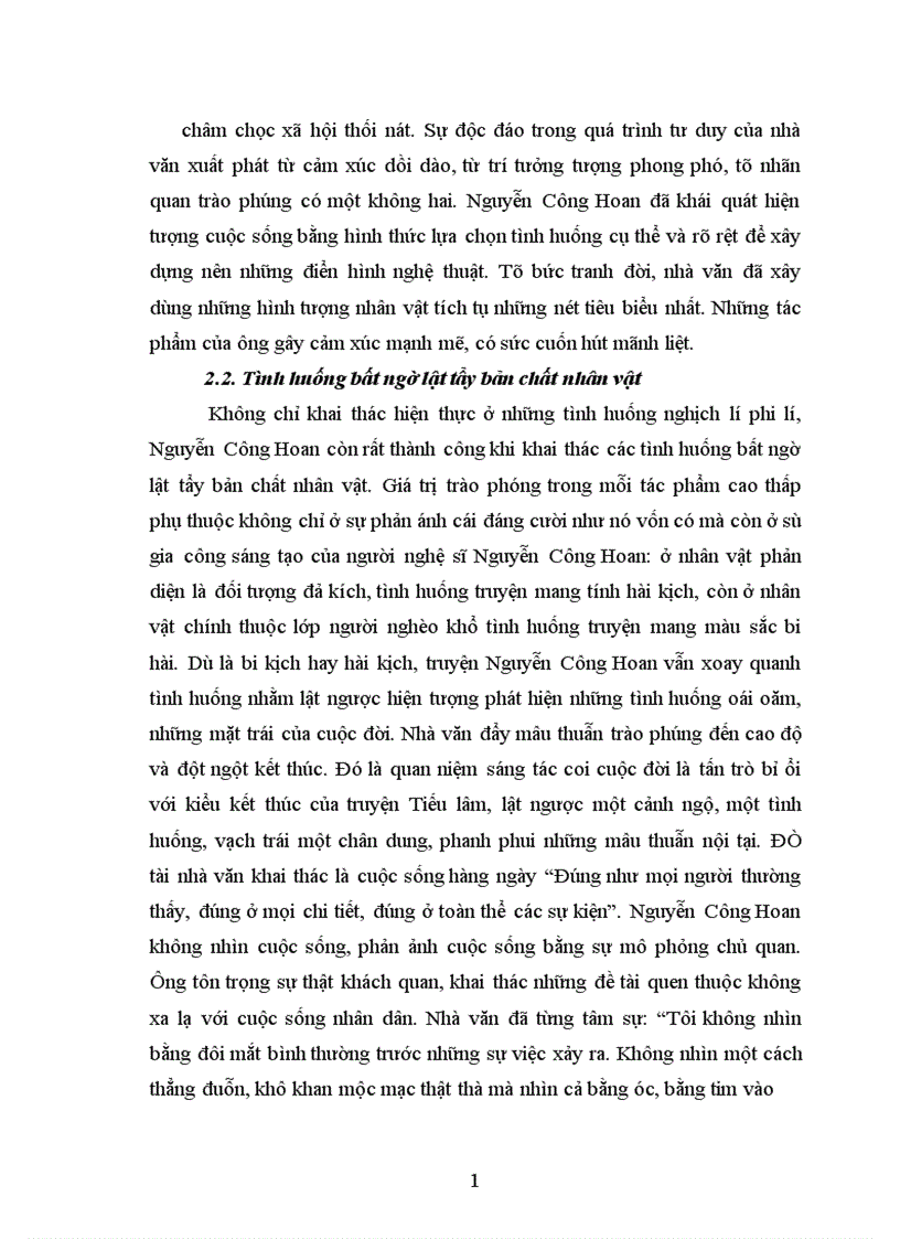 image for page Nghệ thuật điển hình hoá trong những sáng tác tiêu biểu trước Cách mạng tháng Tám của Nguyễn Công Hoan