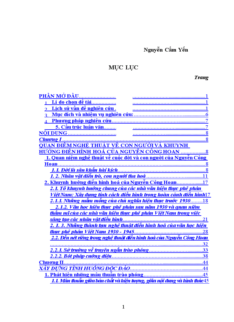 image for page Nghệ thuật điển hình hoá trong những sáng tác tiêu biểu trước Cách mạng tháng Tám của Nguyễn Công Hoan