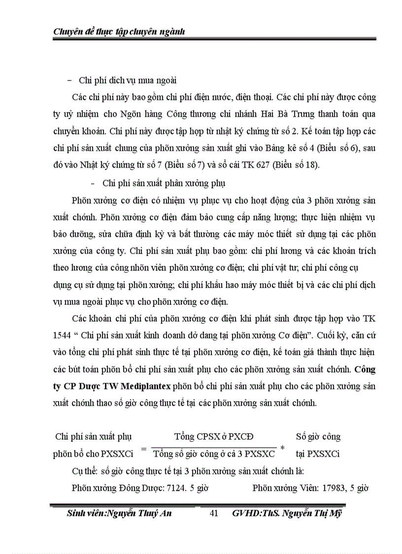 image for page Hoàn thiện kế toán tập hợp chi phí và tính giá thành sản phẩm tại công ty CP Dược TW Mediplantex 1