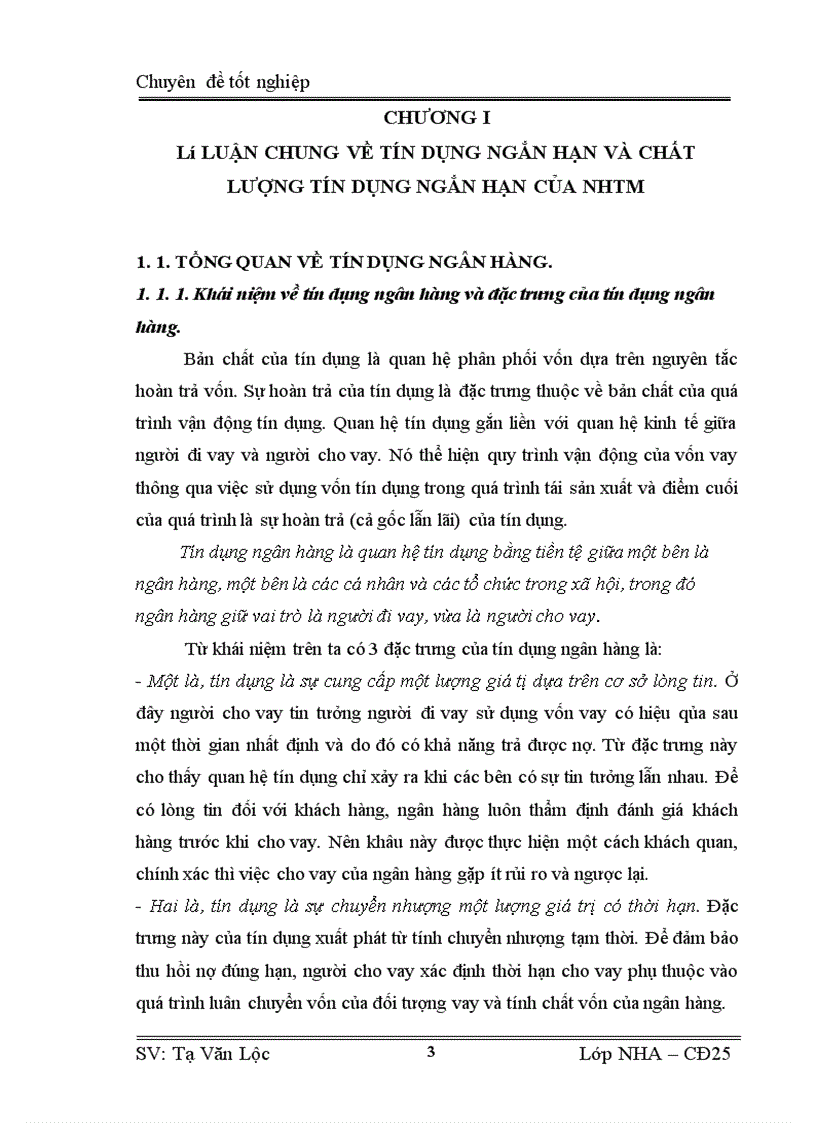 image for page Giải pháp nâng cao chất lượng hoạt động tín dụng ngắn hạn tại ngân hàng VPBank chi nhánh Chương Dương