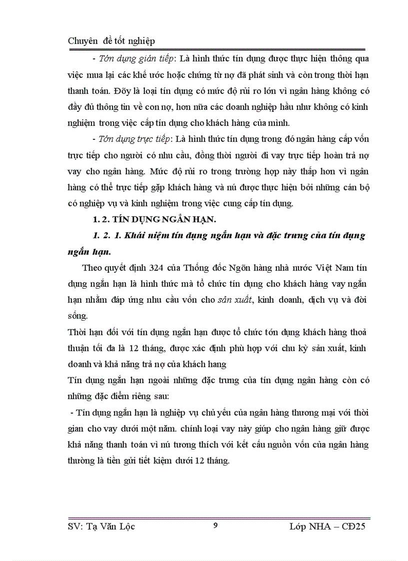 image for page Giải pháp nâng cao chất lượng hoạt động tín dụng ngắn hạn tại ngân hàng VPBank chi nhánh Chương Dương