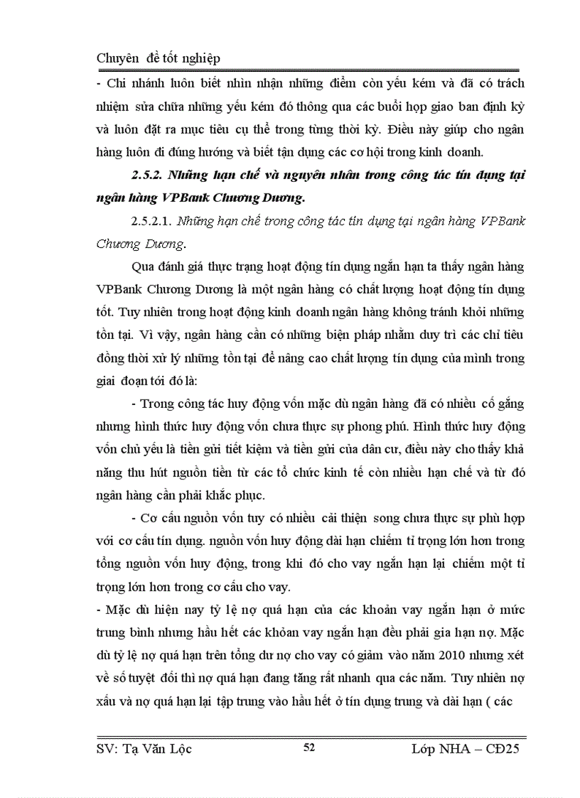 image for page Giải pháp nâng cao chất lượng hoạt động tín dụng ngắn hạn tại ngân hàng VPBank chi nhánh Chương Dương