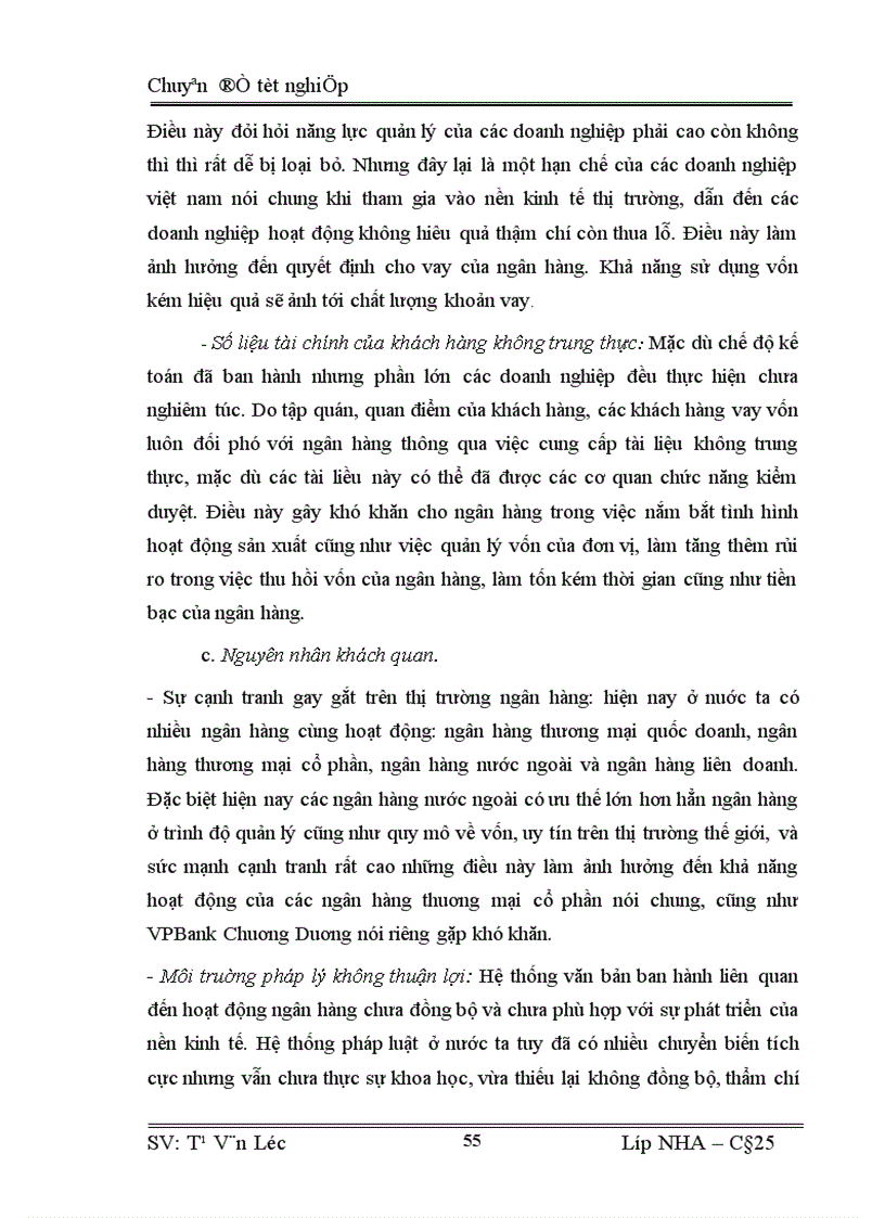 image for page Giải pháp nâng cao chất lượng hoạt động tín dụng ngắn hạn tại ngân hàng VPBank chi nhánh Chương Dương