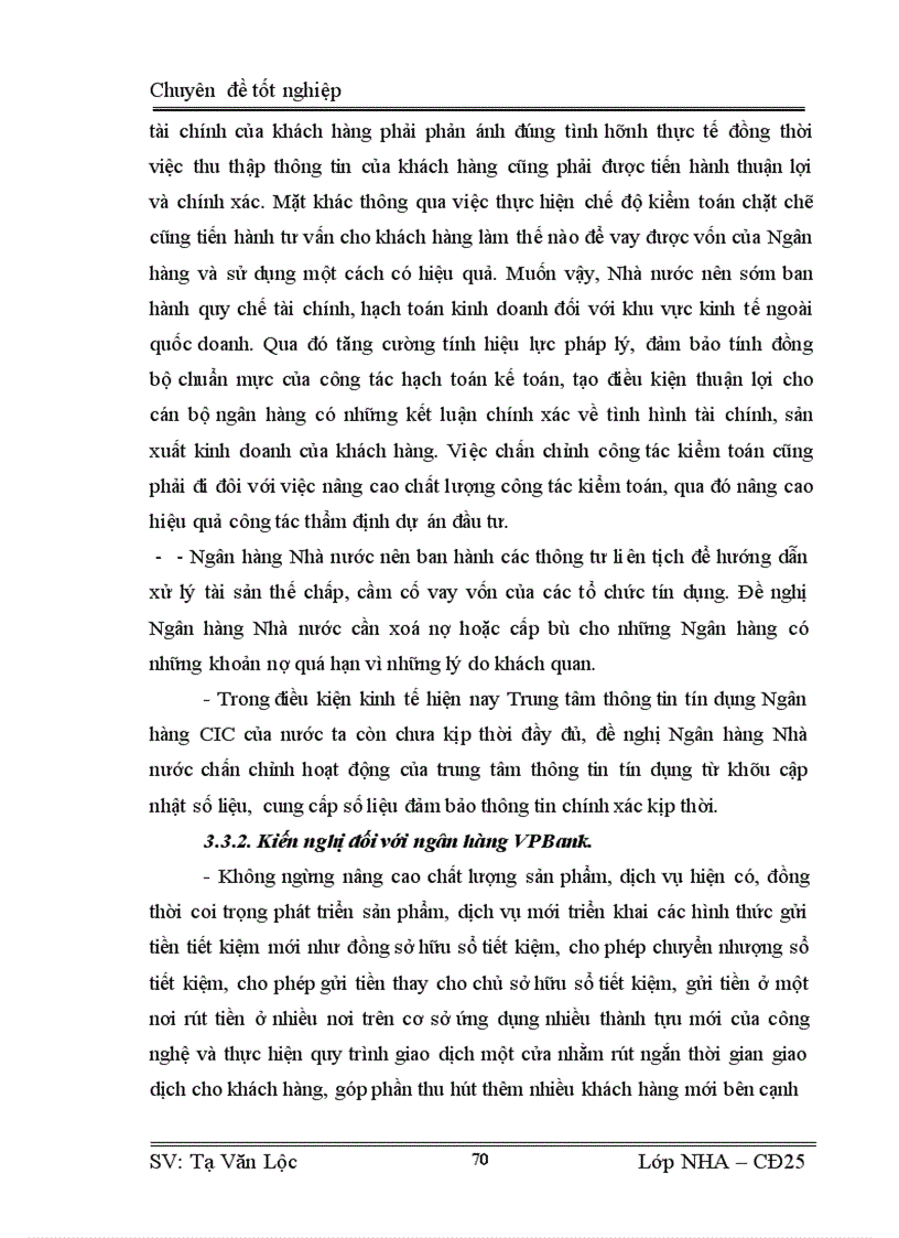 image for page Giải pháp nâng cao chất lượng hoạt động tín dụng ngắn hạn tại ngân hàng VPBank chi nhánh Chương Dương
