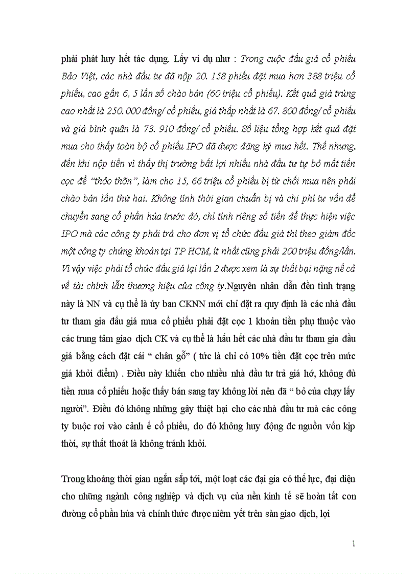 image for page Thực trạng phát hành cổ phiếu lần đầu ra công chúng của các doanh nghiệp Việt Nam