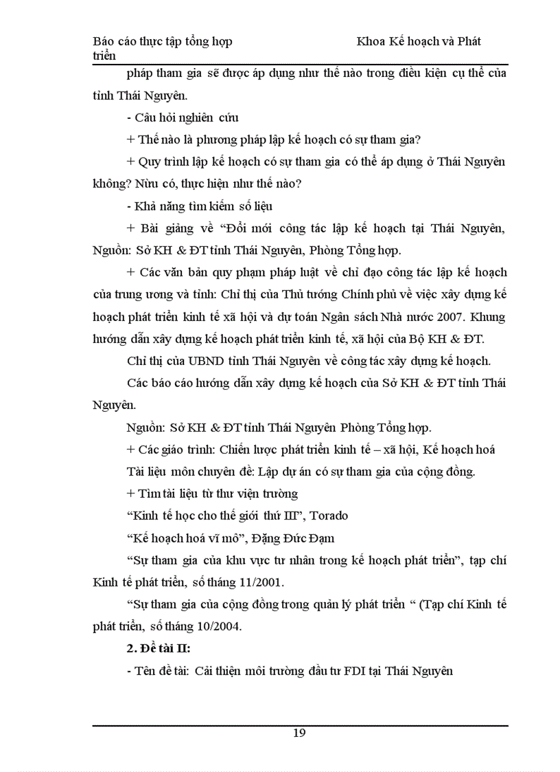 image for page Nội dung lập kế hoạch có sự tham gia trong đổi mới công tác kế hoạch hàng năm tỉnh Thái Nguyên