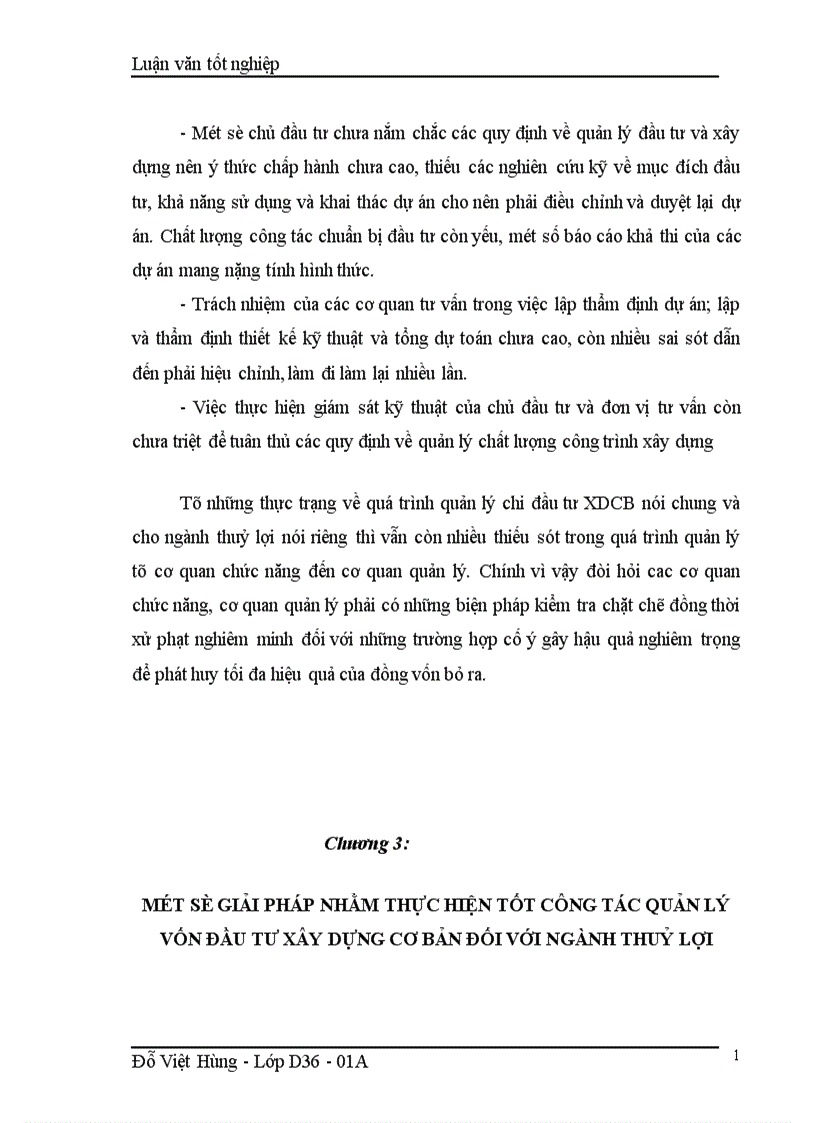 image for page Một số giải pháp nhằm thực hiện tốt công tác quản lý vốn đầu tư xây dựng cơ bản đối với ngành thuỷ lợi