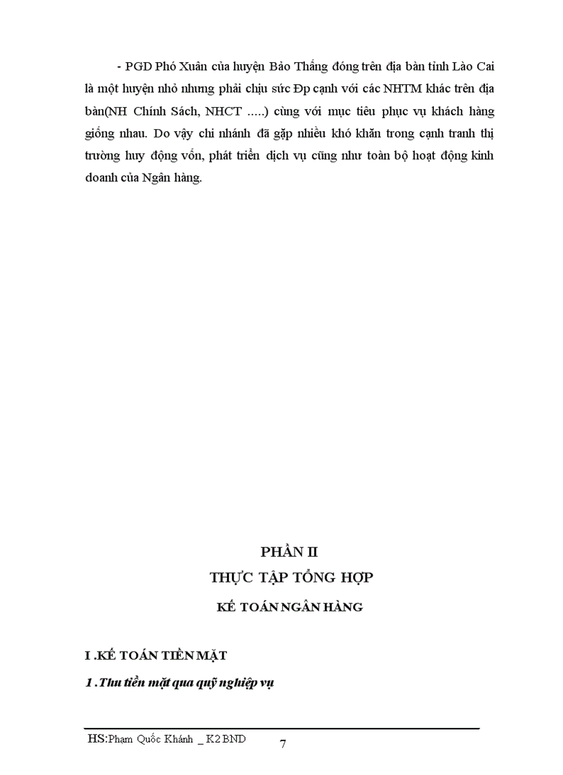 image for page Báo cáo thực tập tốt nghiệp tại NHNo PTNT Phú Xuân