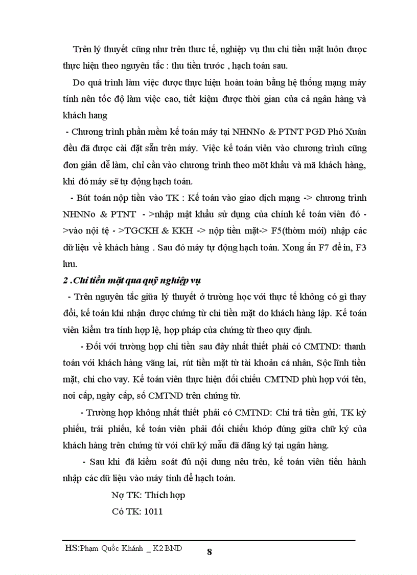 image for page Báo cáo thực tập tốt nghiệp tại NHNo PTNT Phú Xuân