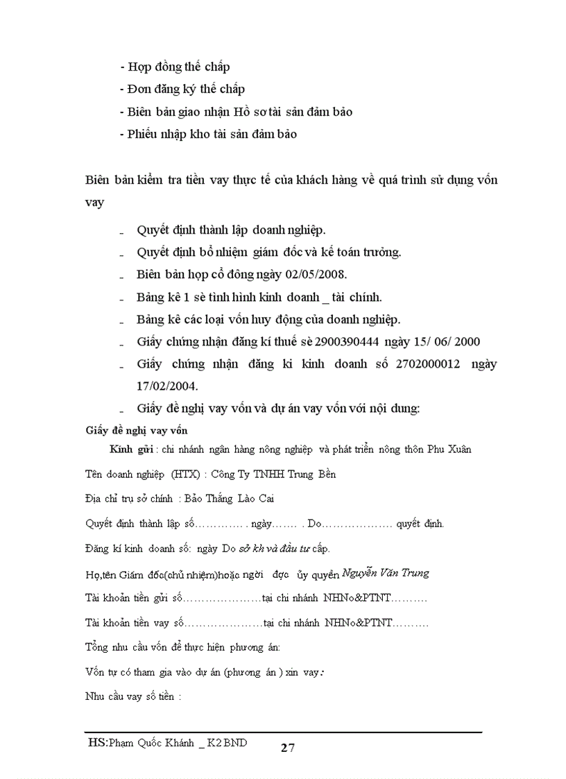 image for page Báo cáo thực tập tốt nghiệp tại NHNo PTNT Phú Xuân