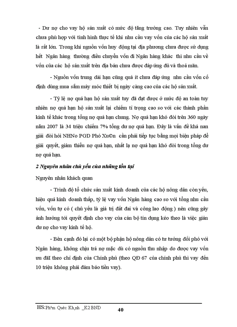 image for page Báo cáo thực tập tốt nghiệp tại NHNo PTNT Phú Xuân