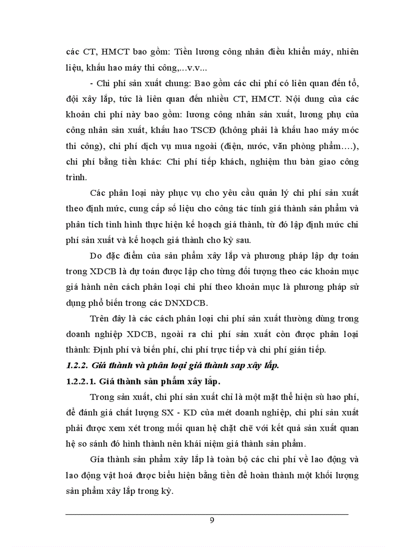 image for page Tổ chức công tác kế toán tập hợp chi phí và tính giá thành sản phẩm tại Xí nghiệp Sông Đà 12 6 1
