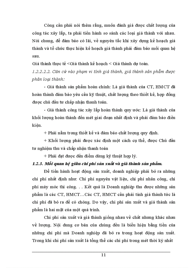 image for page Tổ chức công tác kế toán tập hợp chi phí và tính giá thành sản phẩm tại Xí nghiệp Sông Đà 12 6 1