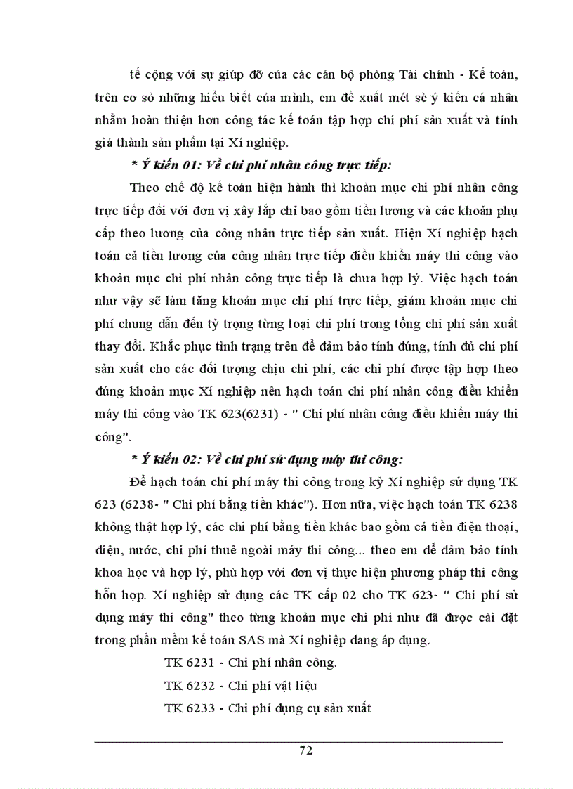 image for page Tổ chức công tác kế toán tập hợp chi phí và tính giá thành sản phẩm tại Xí nghiệp Sông Đà 12 6 1