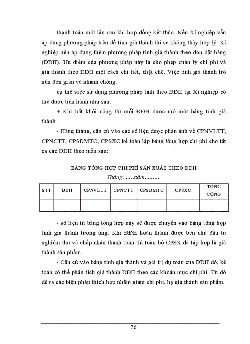 image for page Tổ chức công tác kế toán tập hợp chi phí và tính giá thành sản phẩm tại Xí nghiệp Sông Đà 12 6 1