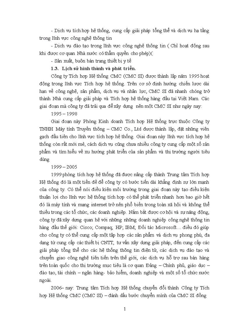 image for page Nâng cao hiệu quả sử dụng vốn của Công ty TNHH Tích hợp hệ thống CMC 1