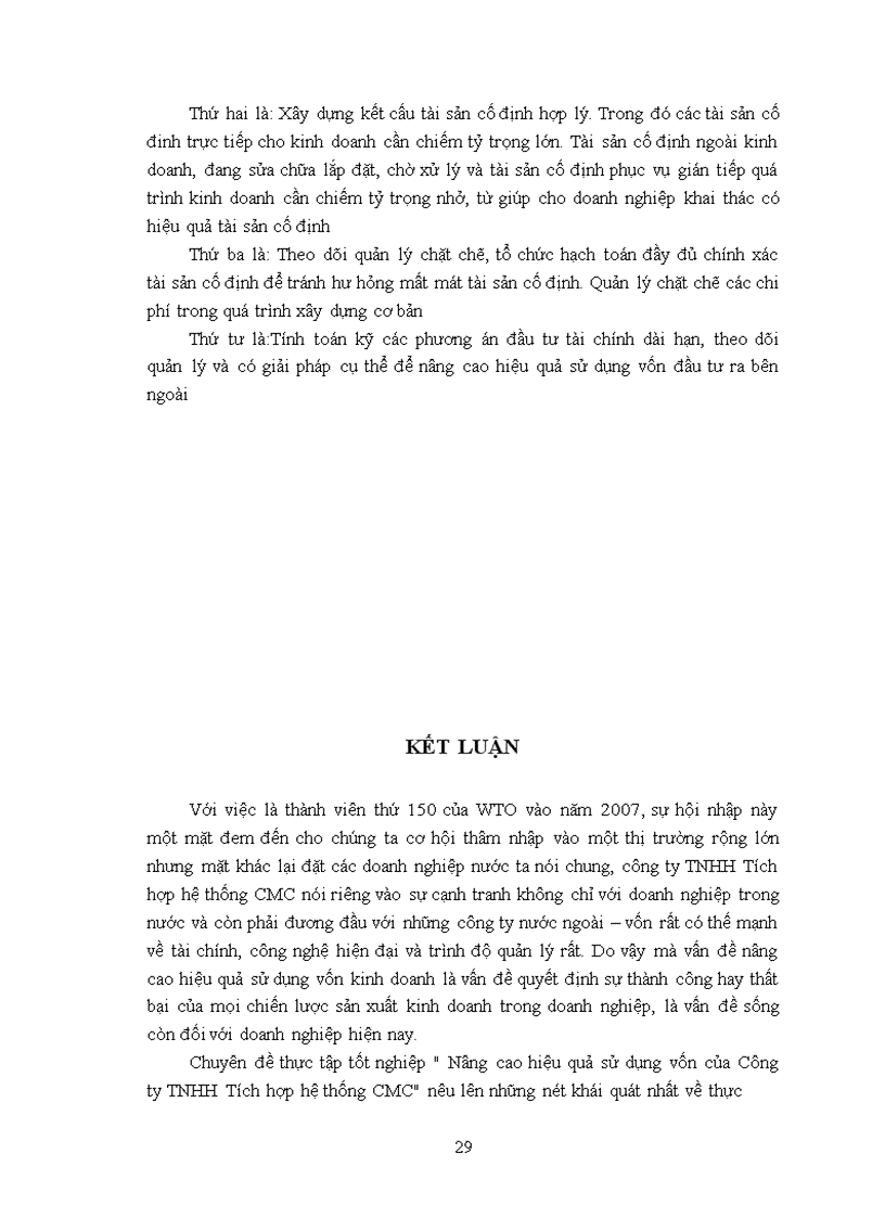 image for page Nâng cao hiệu quả sử dụng vốn của Công ty TNHH Tích hợp hệ thống CMC 1