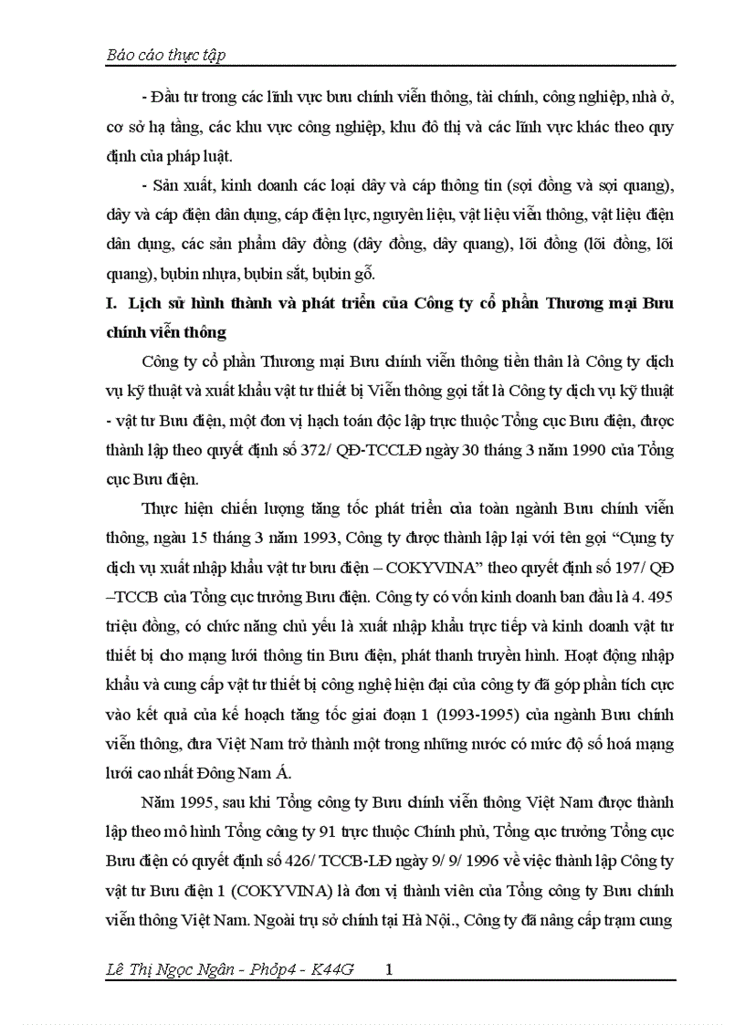 image for page Tình hình hoạt động kinh doanh ủy thác nhập khẩu của Công ty COKYVINA