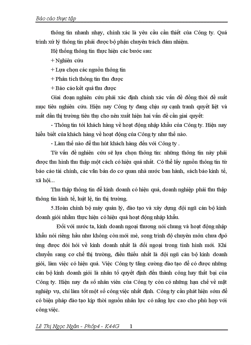 image for page Tình hình hoạt động kinh doanh ủy thác nhập khẩu của Công ty COKYVINA