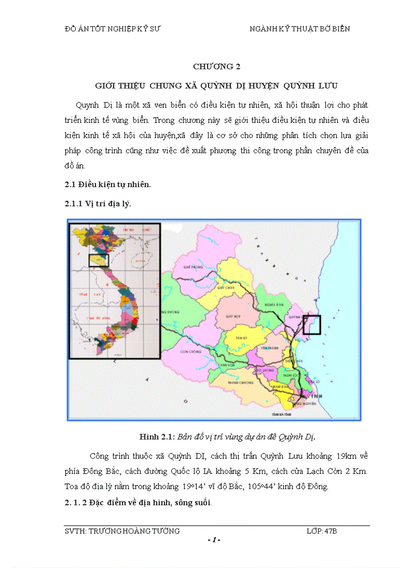 image for page Thiết kế đê Quỳnh Dị huyện Quỳnh Lưu tỉnh Nghệ An