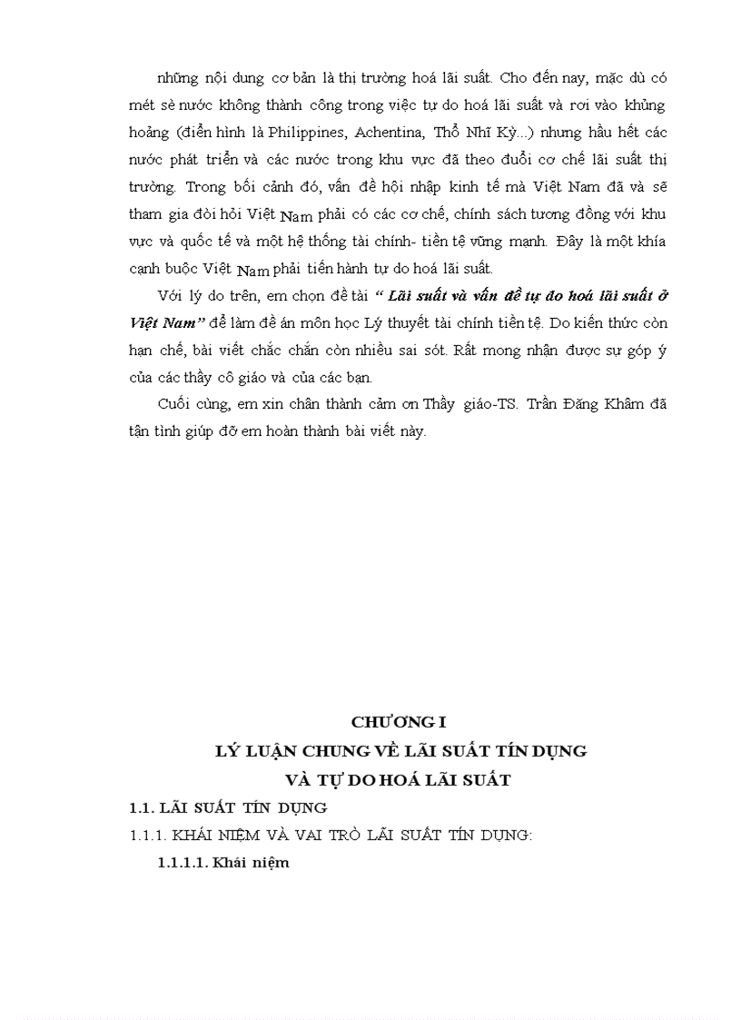 image for page Lãi suất và vấn đề Tự do hoá lãi suất ở Việt Nam