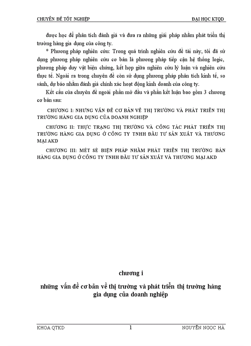 image for page Một số giải pháp nhằm phát triển thị trường hàng gia dụng ở công ty TNHH đầu tư sản xuất và thương mại AKD 1