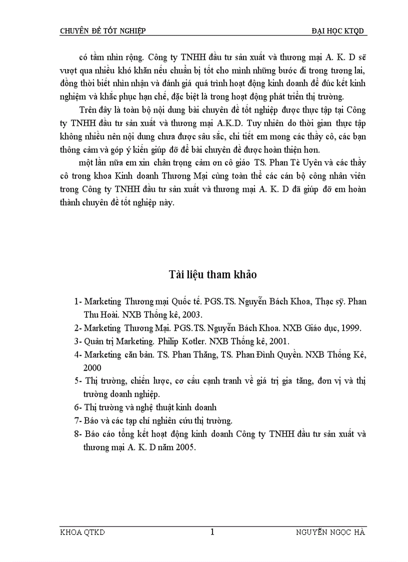 image for page Một số giải pháp nhằm phát triển thị trường hàng gia dụng ở công ty TNHH đầu tư sản xuất và thương mại AKD 1