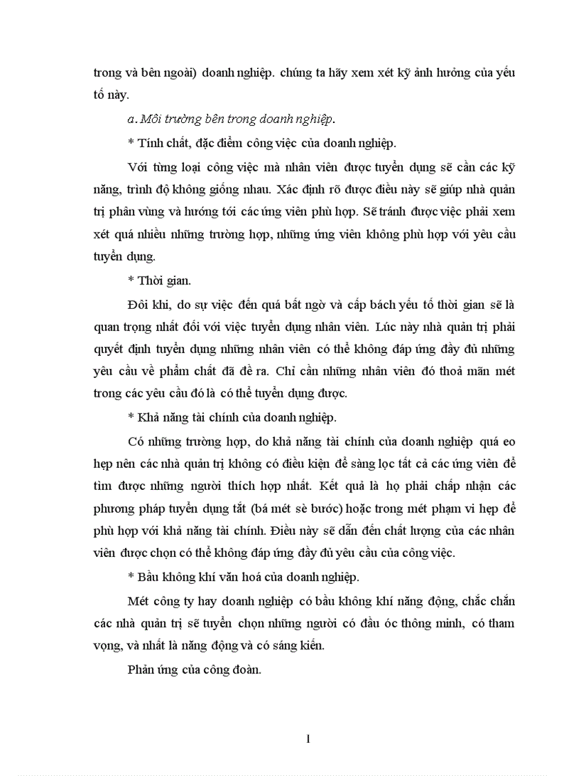 image for page Thực trang công tác tuyển dụng tại các doanh nghiệp ở một số địa phương 1
