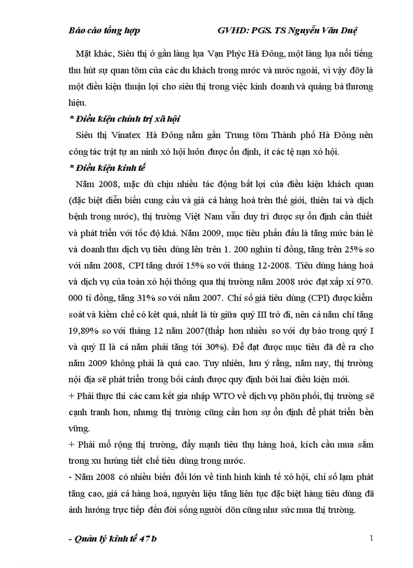 image for page bản báo cáo tổng hợp về tình hình kinh doanh tại siêu thị 1