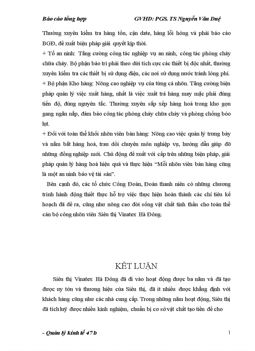 image for page bản báo cáo tổng hợp về tình hình kinh doanh tại siêu thị 1