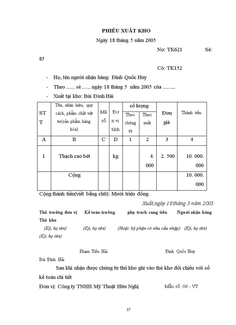 image for page Hạch toán kế toán nguyên vật liệu và công cụ dụng cụ của Công ty TNHH Mỹ Thuật Hữu Nghị 1