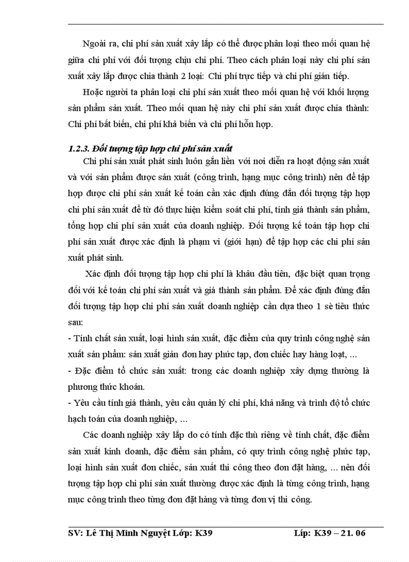 image for page Tổ chức công tác kế toán chi phí sản xuất và tính giá thành sản phẩm tại công ty cổ phần xây dựng số 1 1