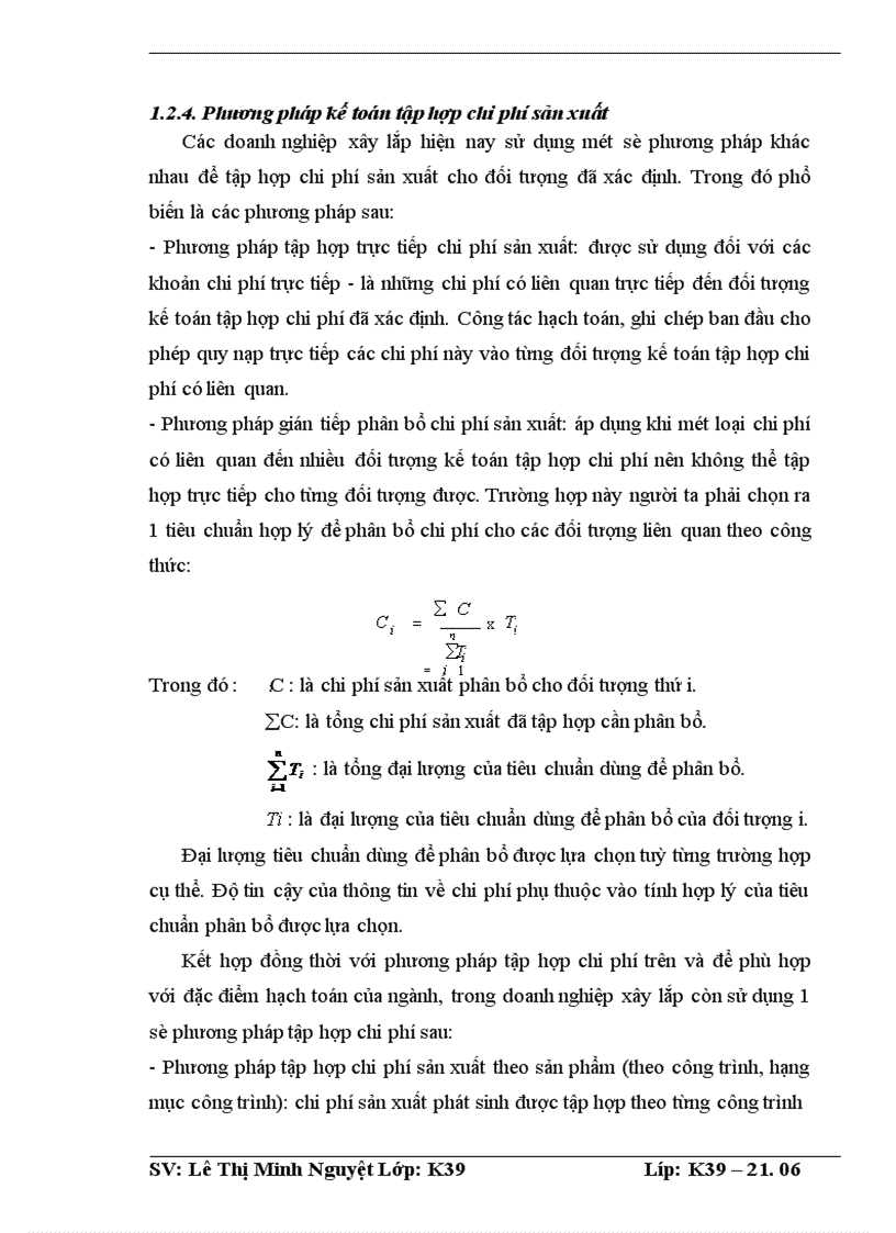 image for page Tổ chức công tác kế toán chi phí sản xuất và tính giá thành sản phẩm tại công ty cổ phần xây dựng số 1 1