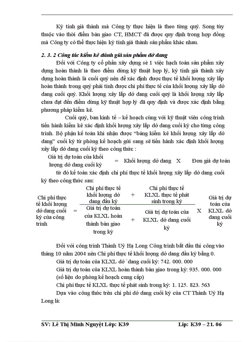 image for page Tổ chức công tác kế toán chi phí sản xuất và tính giá thành sản phẩm tại công ty cổ phần xây dựng số 1 1