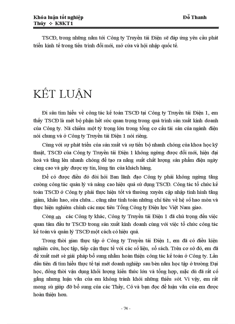 image for page Kế toán TSCĐ hữu hình tại Công ty Truyền tải Điện 1 1